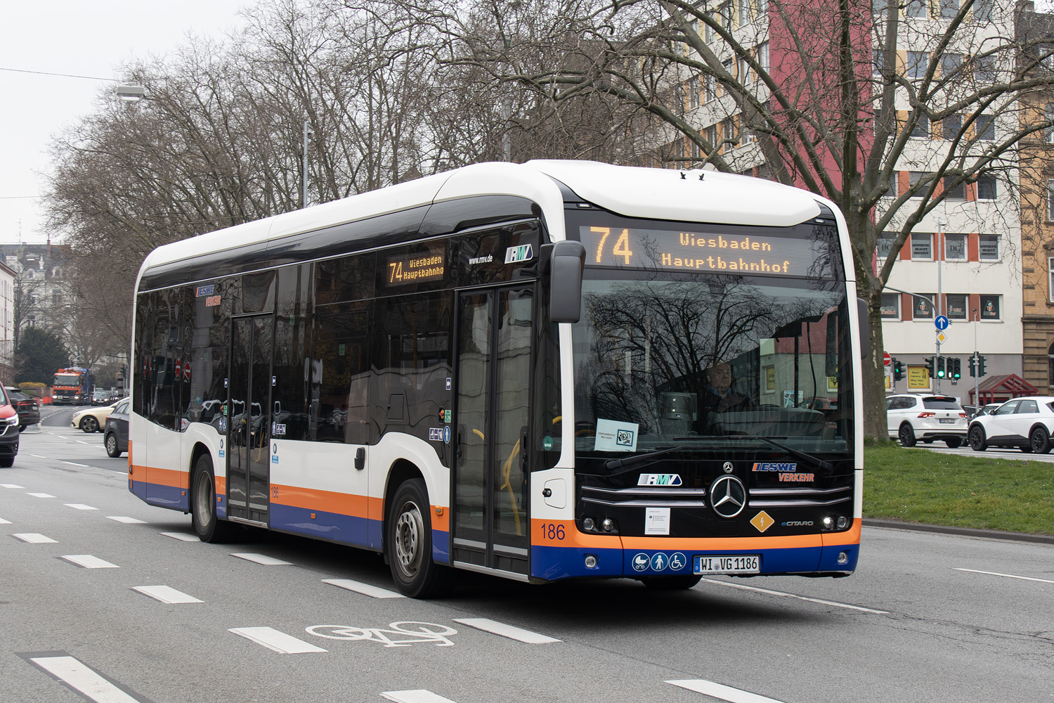 Гессен, Mercedes-Benz eCitaro № 186