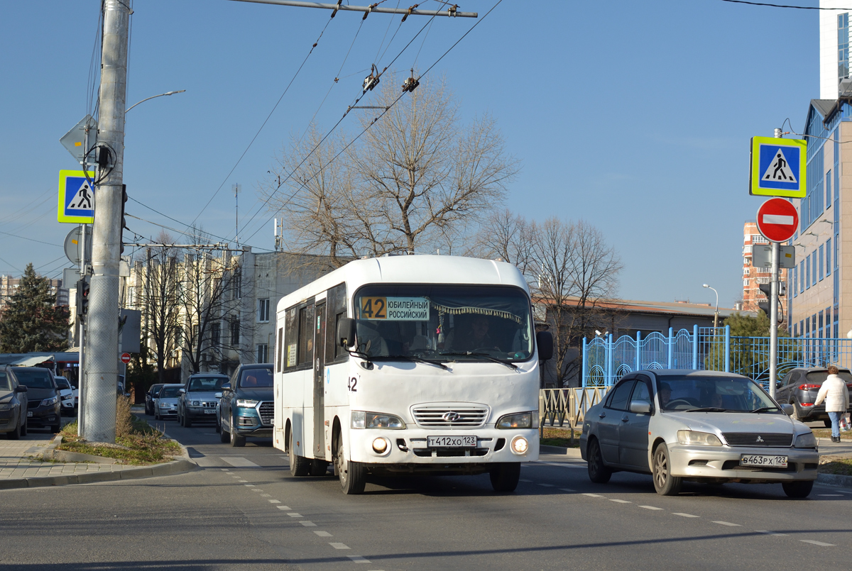 Краснодарский край, Hyundai County LWB C09 (ТагАЗ) № Т 412 ХО 123