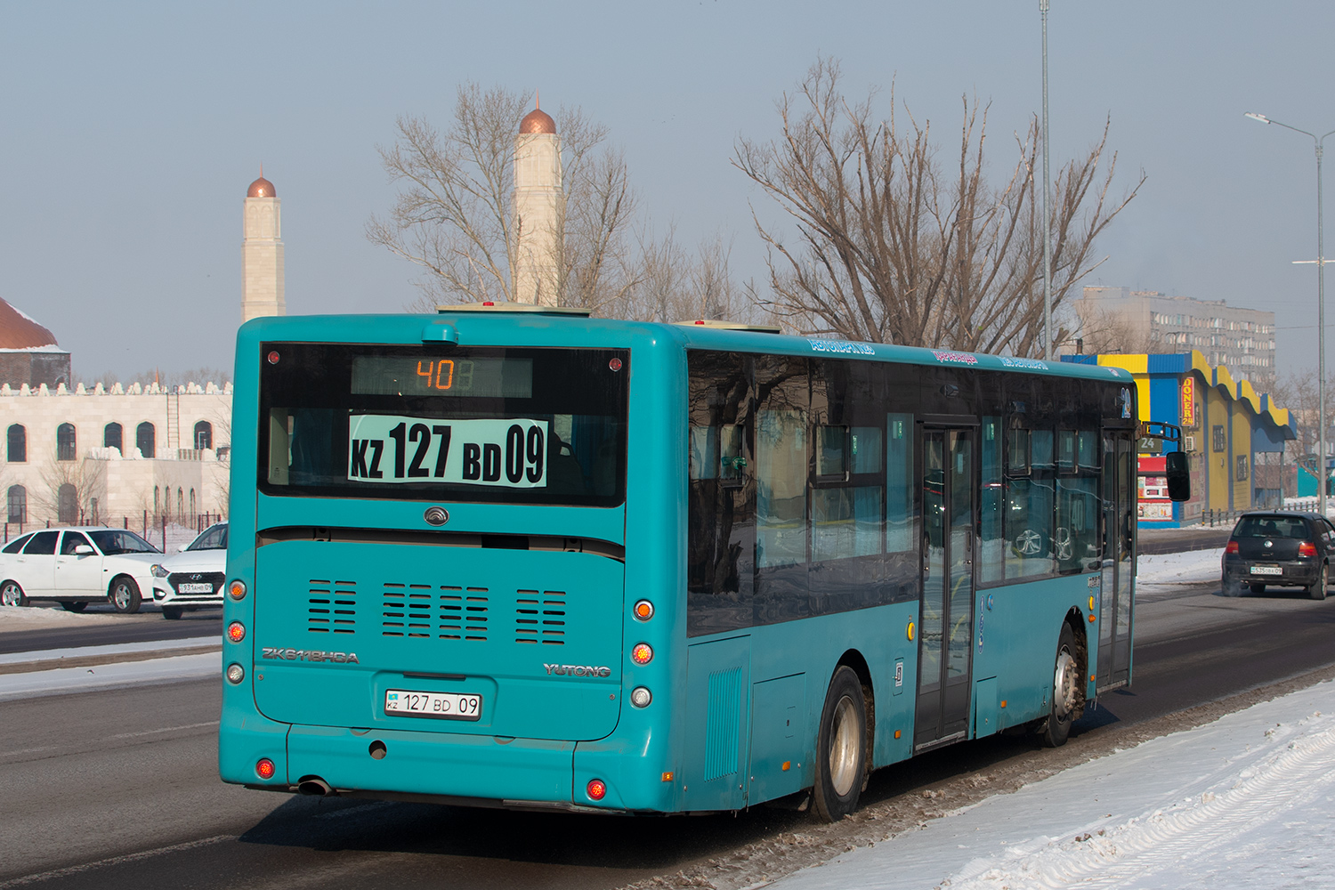 Карагандинская область, Yutong ZK6118HGA № 127 BD 09