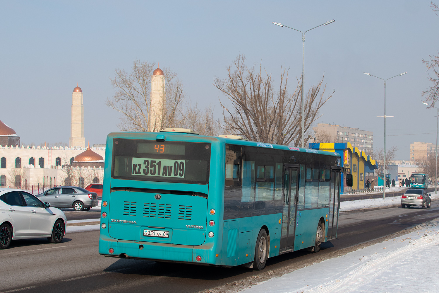 Карагандинская область, Yutong ZK6118HGA (QazTehna) № 351 AV 09