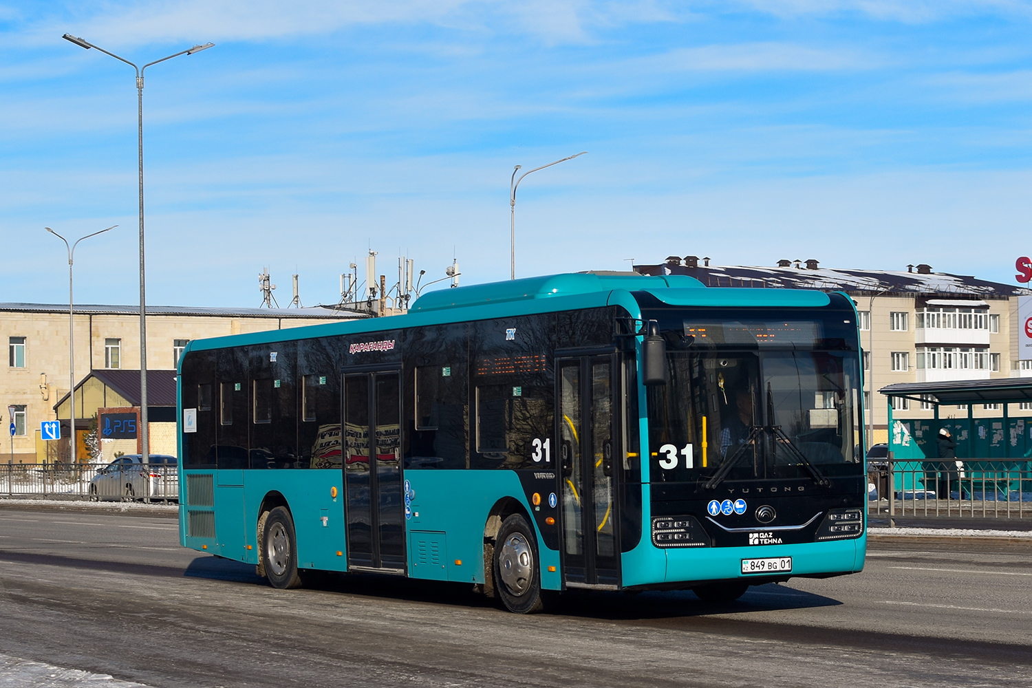 Карагандинская область, Yutong ZK6116HG (QazTehna) № 849 BG 01