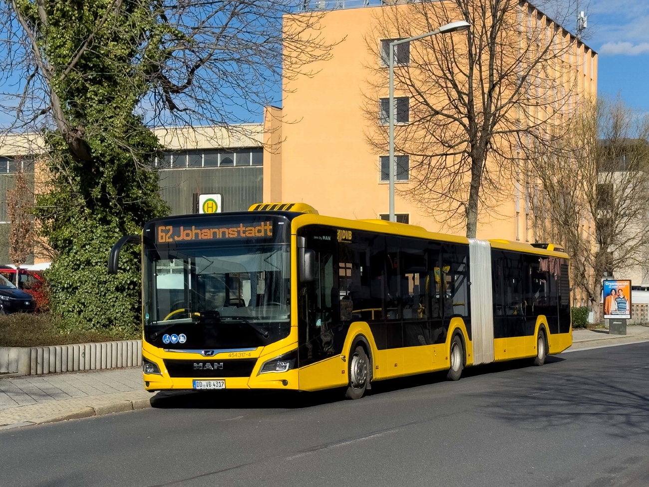 Саксония, MAN 18C Lion's City 18 NG360 EfficientHybrid № 454 317-4