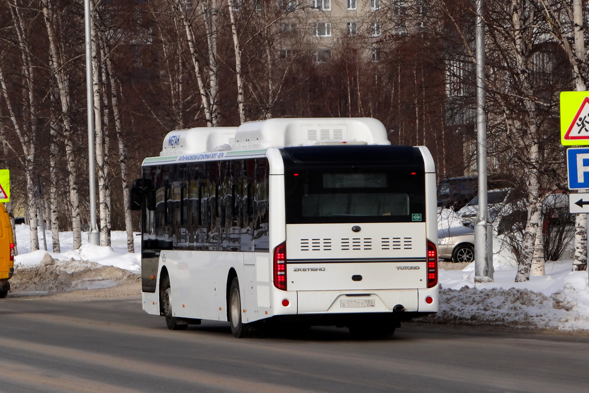 Ханты-Мансийский АО, Yutong ZK6116HG № Е 152 ТУ 186