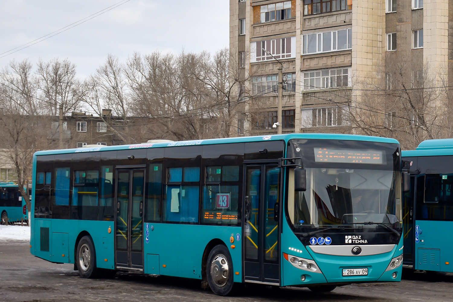 Карагандинская область, Yutong ZK6118HGA (QazTehna) № 286 AV 09