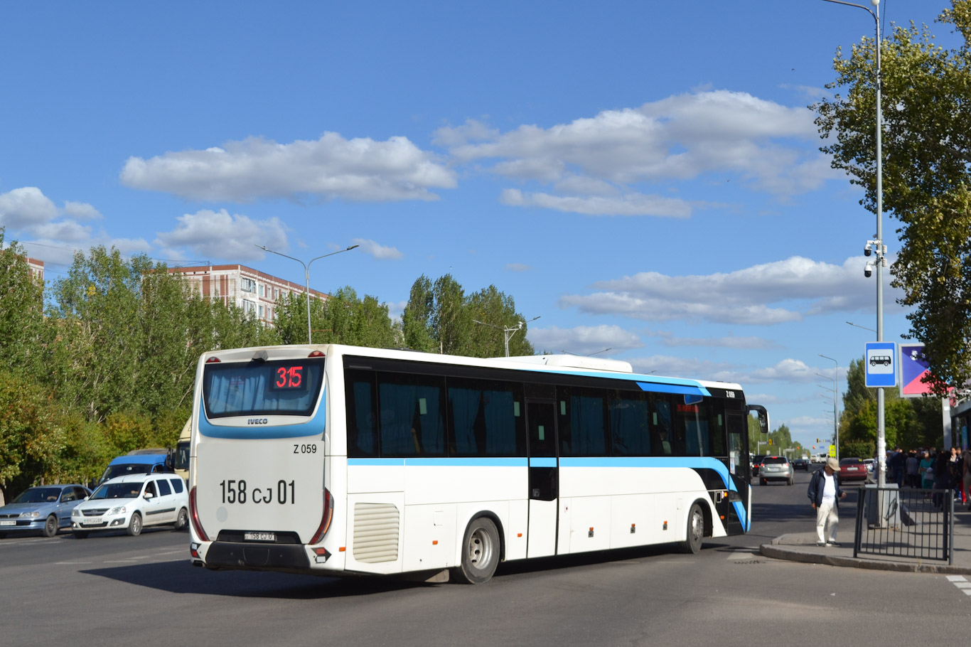 Астана, IVECO Crossway LINE 13M (СарыаркаАвтоПром) № Z059