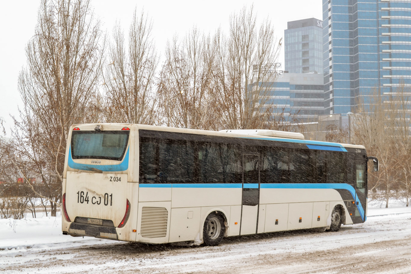 Астана, IVECO Crossway LINE 13M (СарыаркаАвтоПром) № Z034