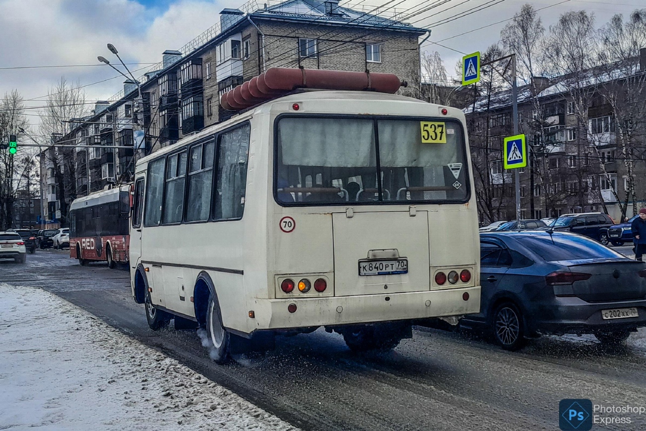 Томская область, ПАЗ-32053 № К 840 РТ 70