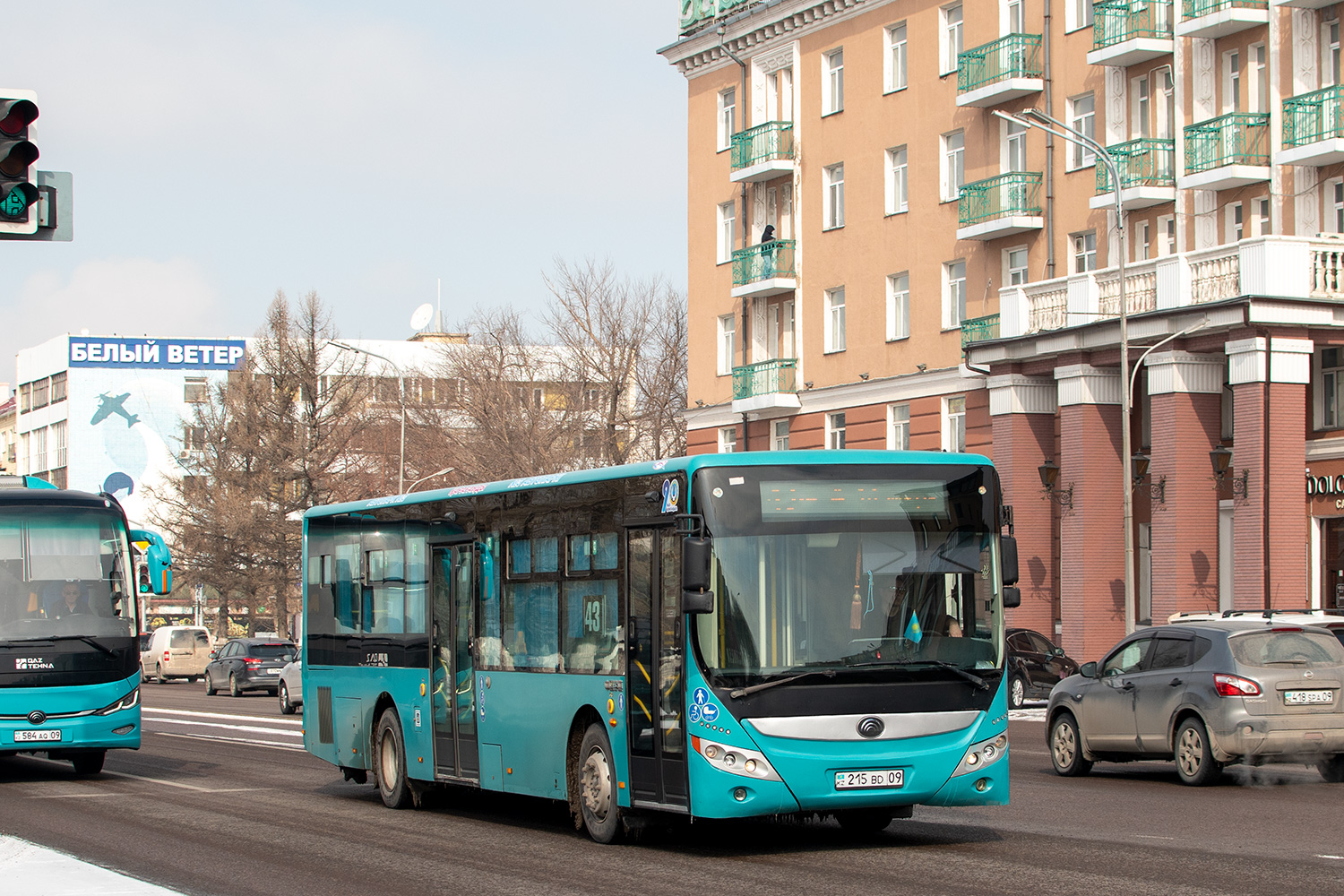 Карагандинская область, Yutong ZK6118HGA № 215 BD 09