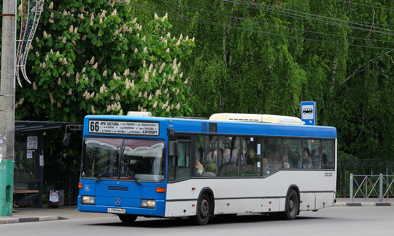 Пензенская область, Mercedes-Benz O405N2 № С 799 ММ 58