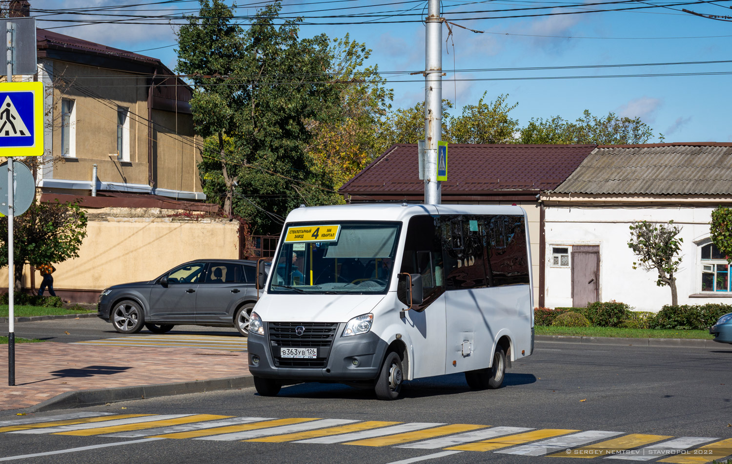 Ставропольский край, ГАЗ-A64R45 Next № В 363 УВ 126