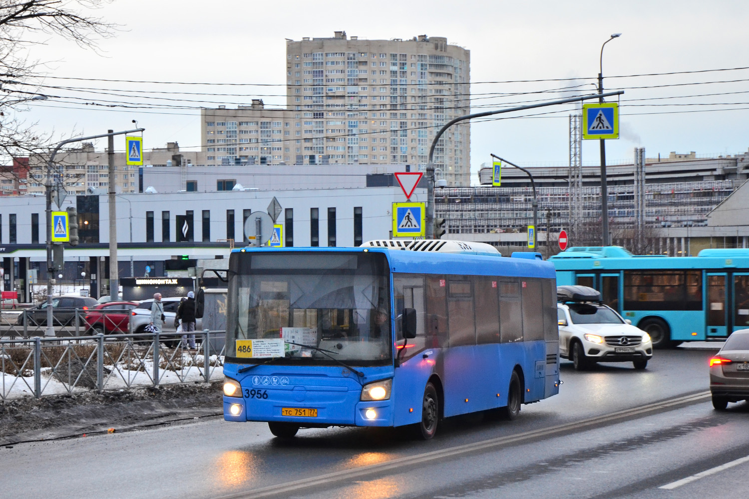 Санкт-Петербург, ЛиАЗ-4292.60 (1-2-1) № 3956