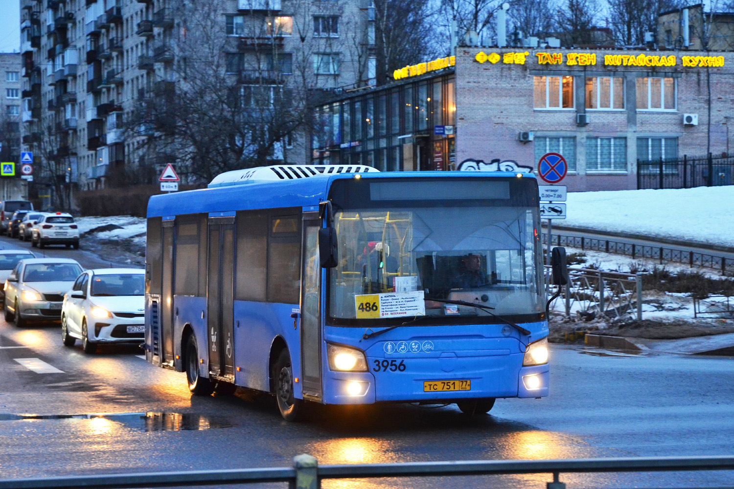 Санкт-Петербург, ЛиАЗ-4292.60 (1-2-1) № 3956