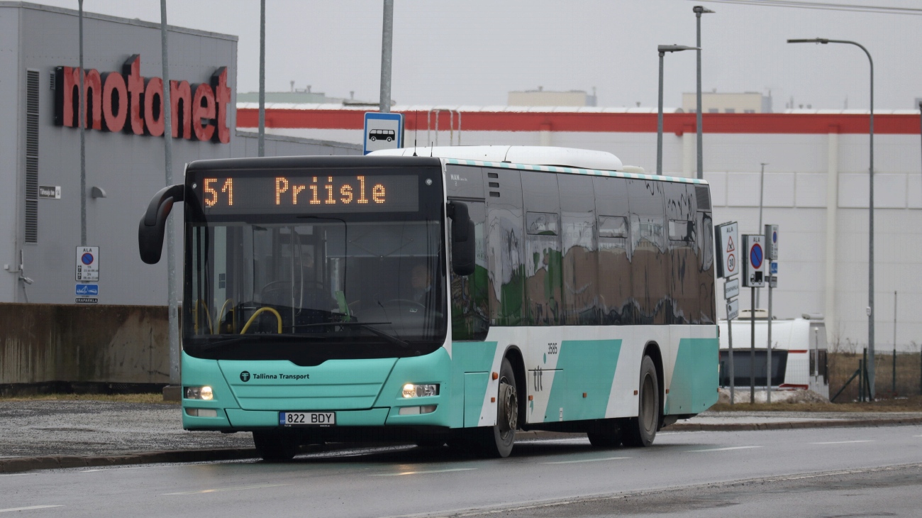 Эстония, MAN A21 Lion's City NL283 № 3585