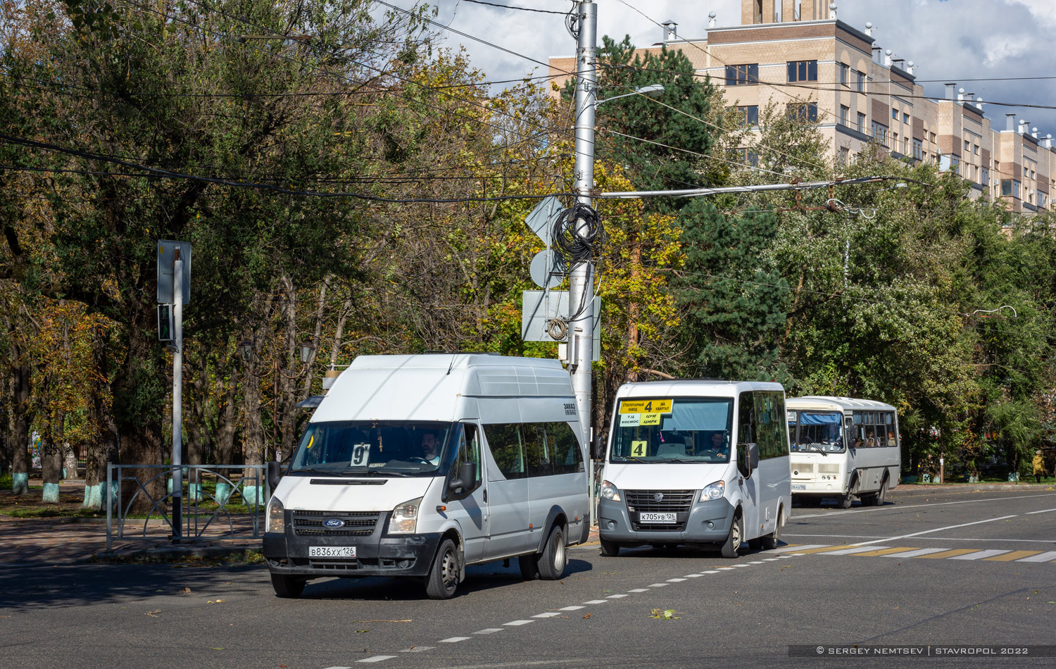 Ставропольский край, Нижегородец-222709  (Ford Transit) № В 836 ХХ 126; Ставропольский край, ГАЗ-A64R42 Next № К 705 УВ 126