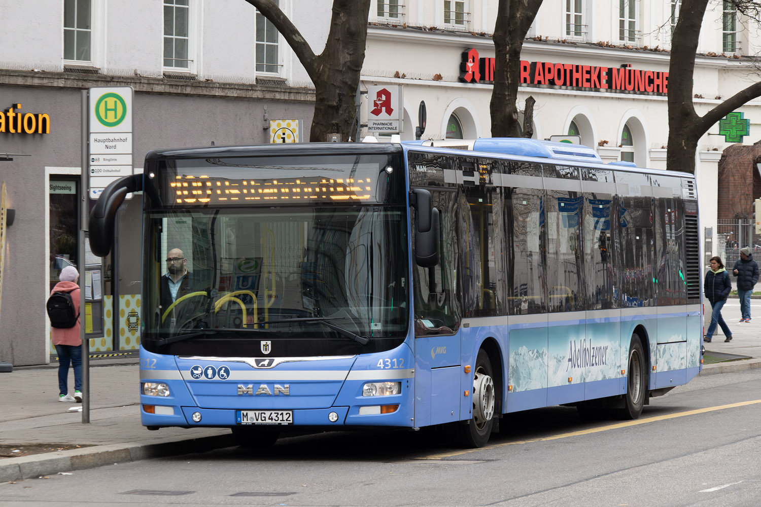 Бавария, MAN A37 Lion's City NL293 № 4312