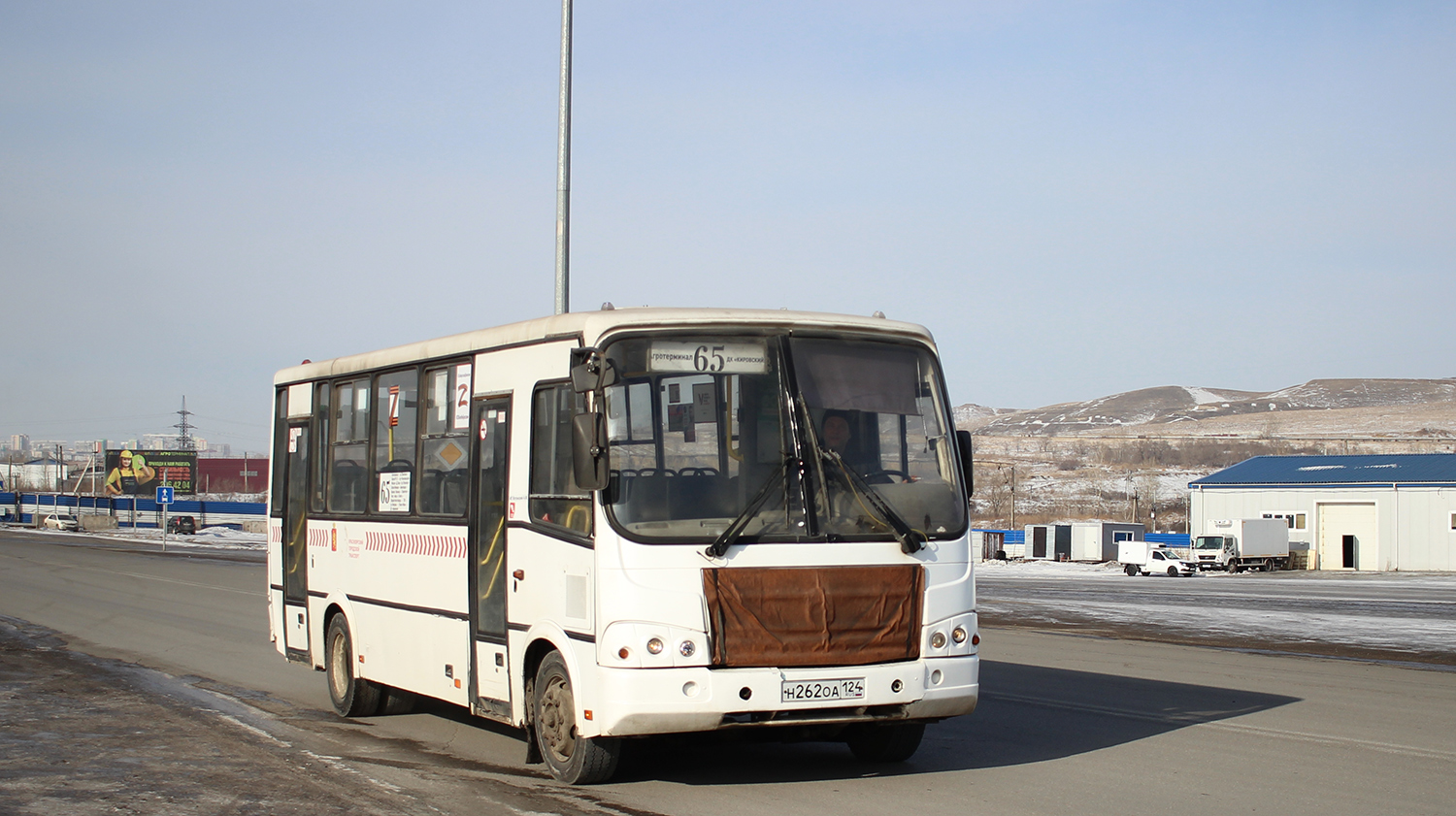 Красноярский край, ПАЗ-320412-05 № Н 262 ОА 124