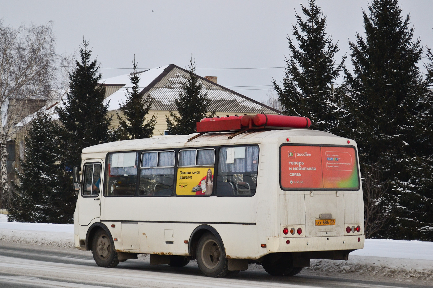 Кемеровская область - Кузбасс, ПАЗ-32054 № АХ 686 42