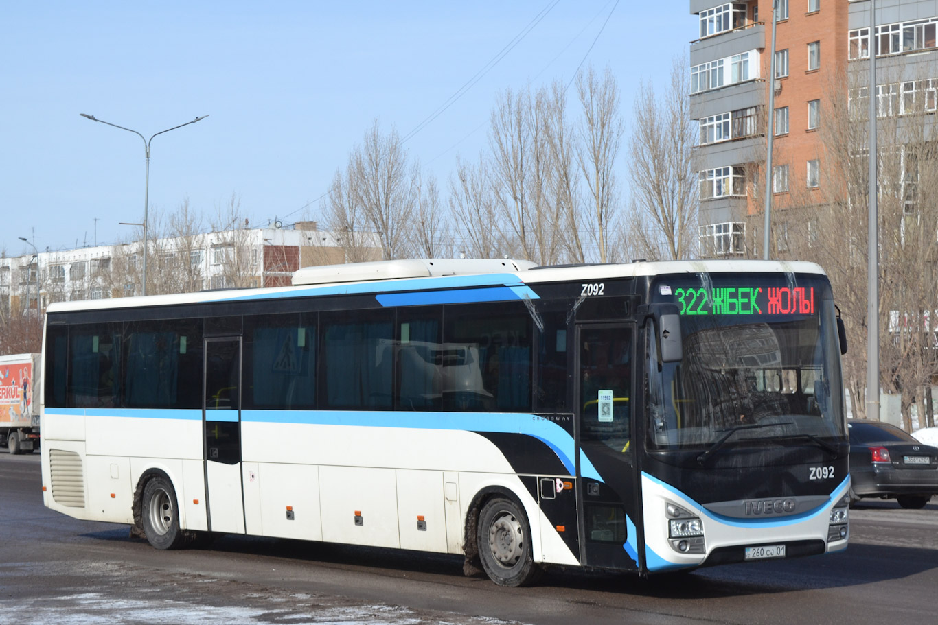 Астана, IVECO Crossway LINE 13M (СарыаркаАвтоПром) № Z092