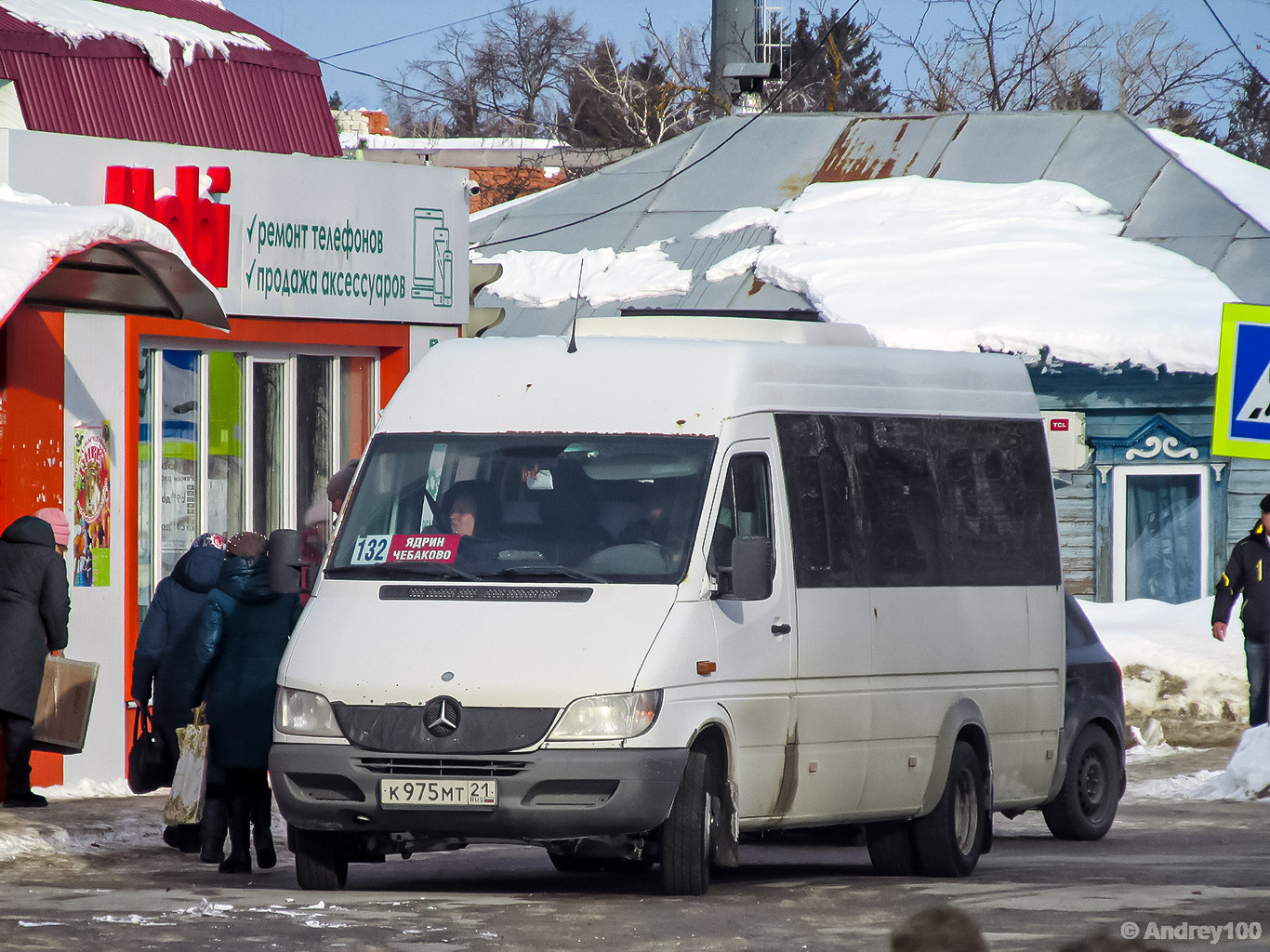 Чувашия, Луидор-223237 (MB Sprinter Classic) № К 975 МТ 21