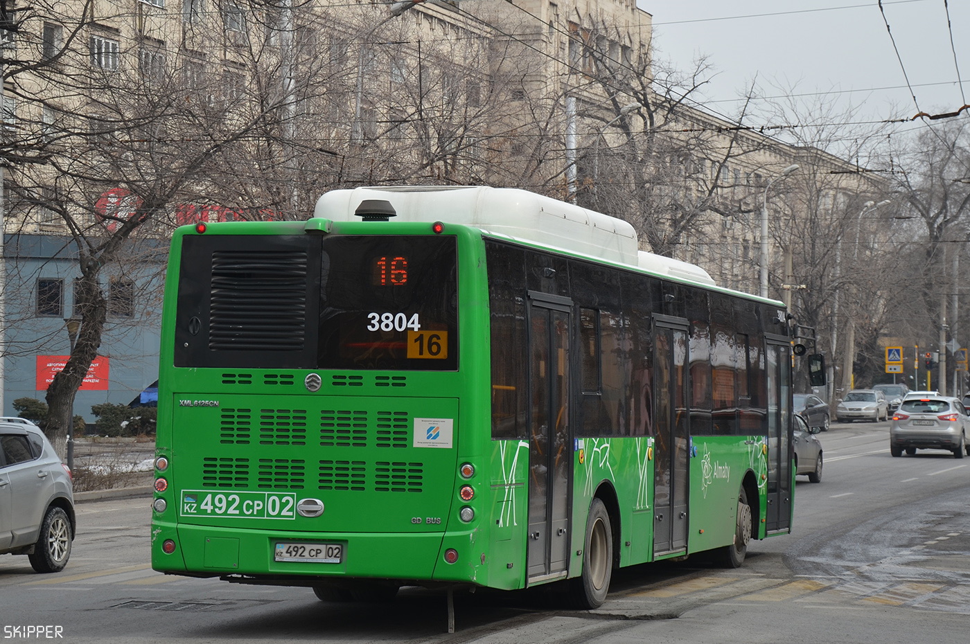 Алматы, Golden Dragon XML6125CN (Hyundai Trans Auto) № 3804