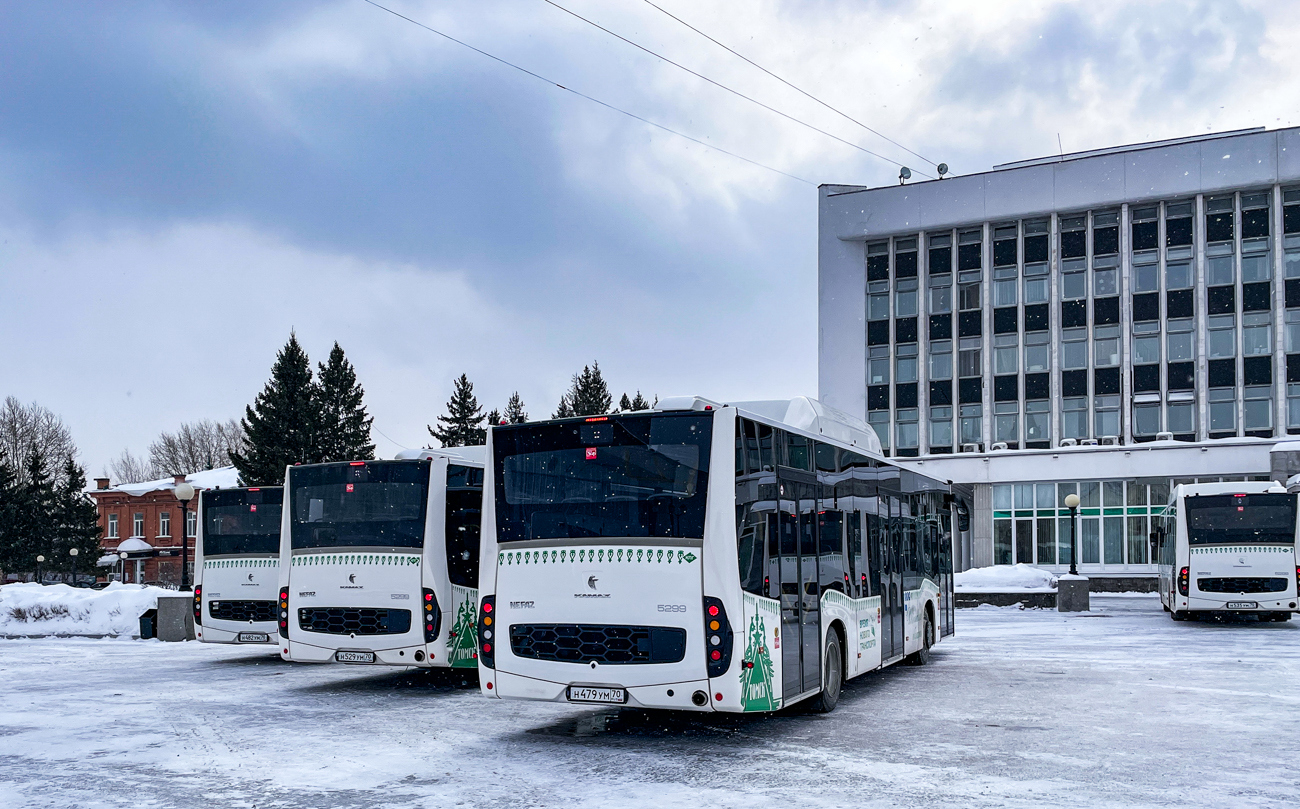 Tomská oblast, NefAZ-5299-30-57 č. Н 479 УМ 70; Tomská oblast — Presentation of buses for LLC "Tomsk Regional Passenger Company" (2024)