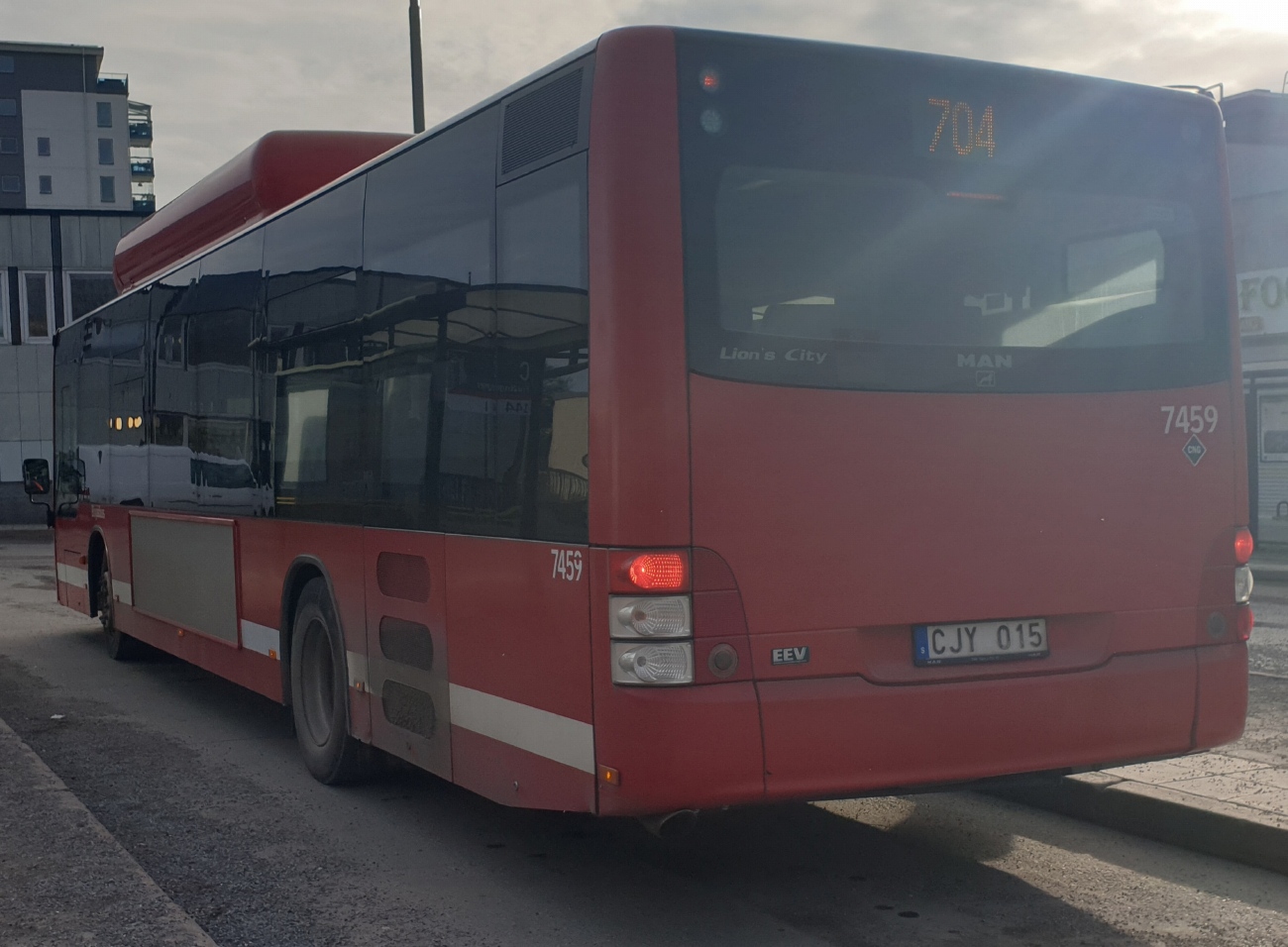 Швеция, MAN A21 Lion's City NL313 CNG № 7459