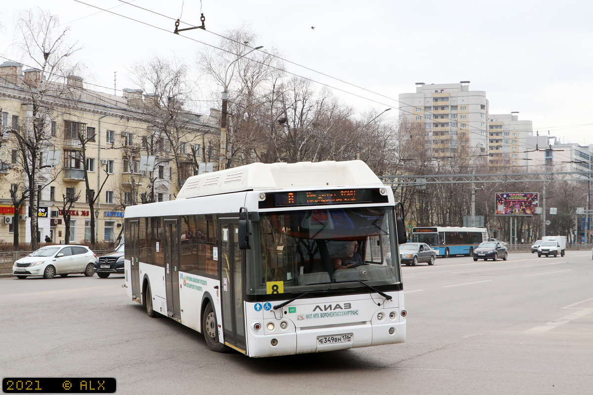 Воронежская область, ЛиАЗ-5292.67 (CNG) № Е 349 ВН 136