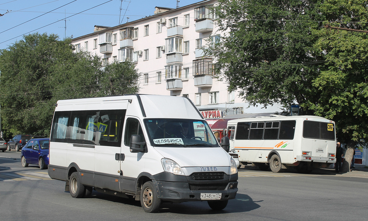 Челябинская область, Нижегородец-2227UR (IVECO Daily) № К 348 СМ 174