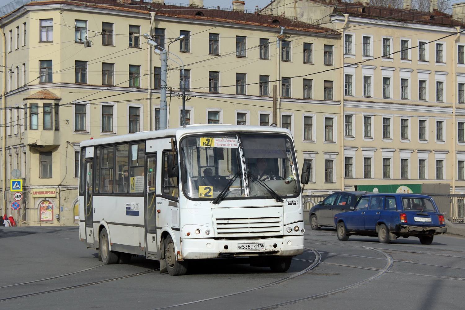 Санкт-Петербург, ПАЗ-320412-05 № 8943