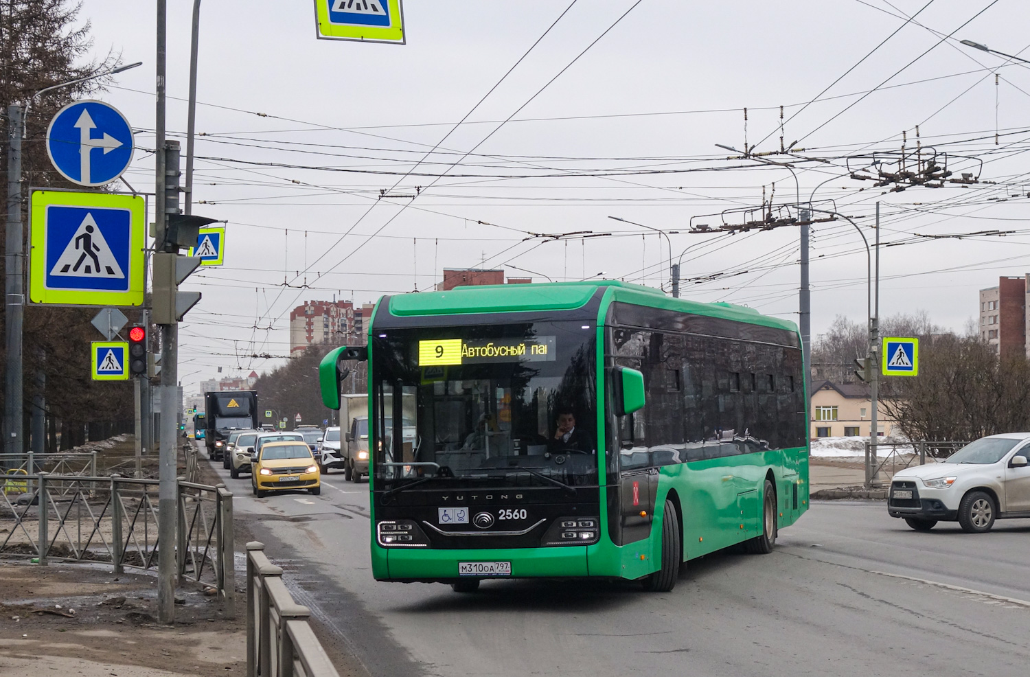 Санкт-Пецярбург, Yutong ZK6126BEVG № 2560