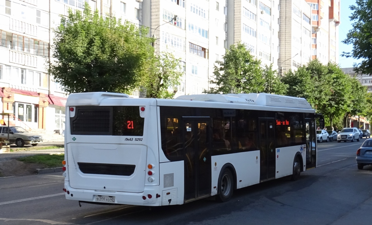 Кировская область, ЛиАЗ-5292.67 (CNG) № В 208 ХО 43