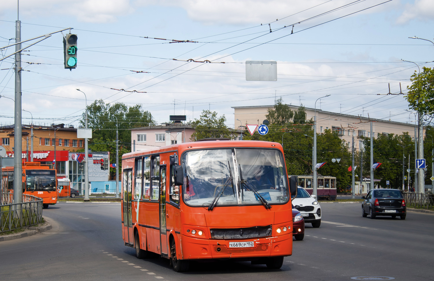 Nizhegorodskaya region, PAZ-320414-05 "Vektor" Nr. Х 669 СР 152