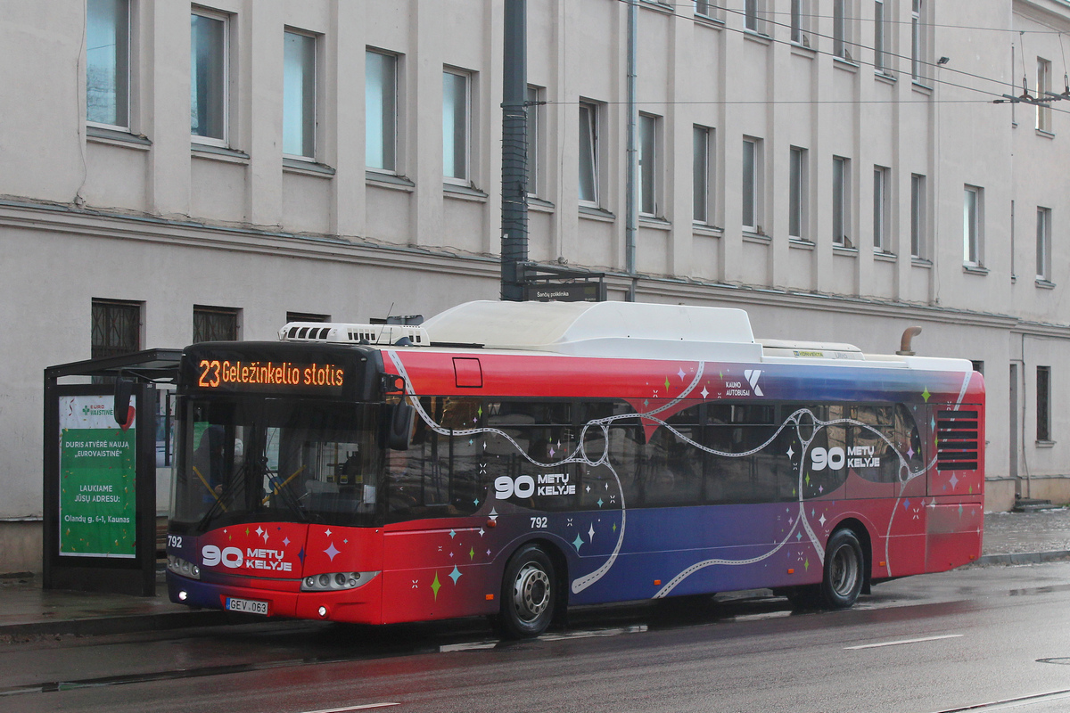 Литва, Solaris Urbino III 12 CNG № 792