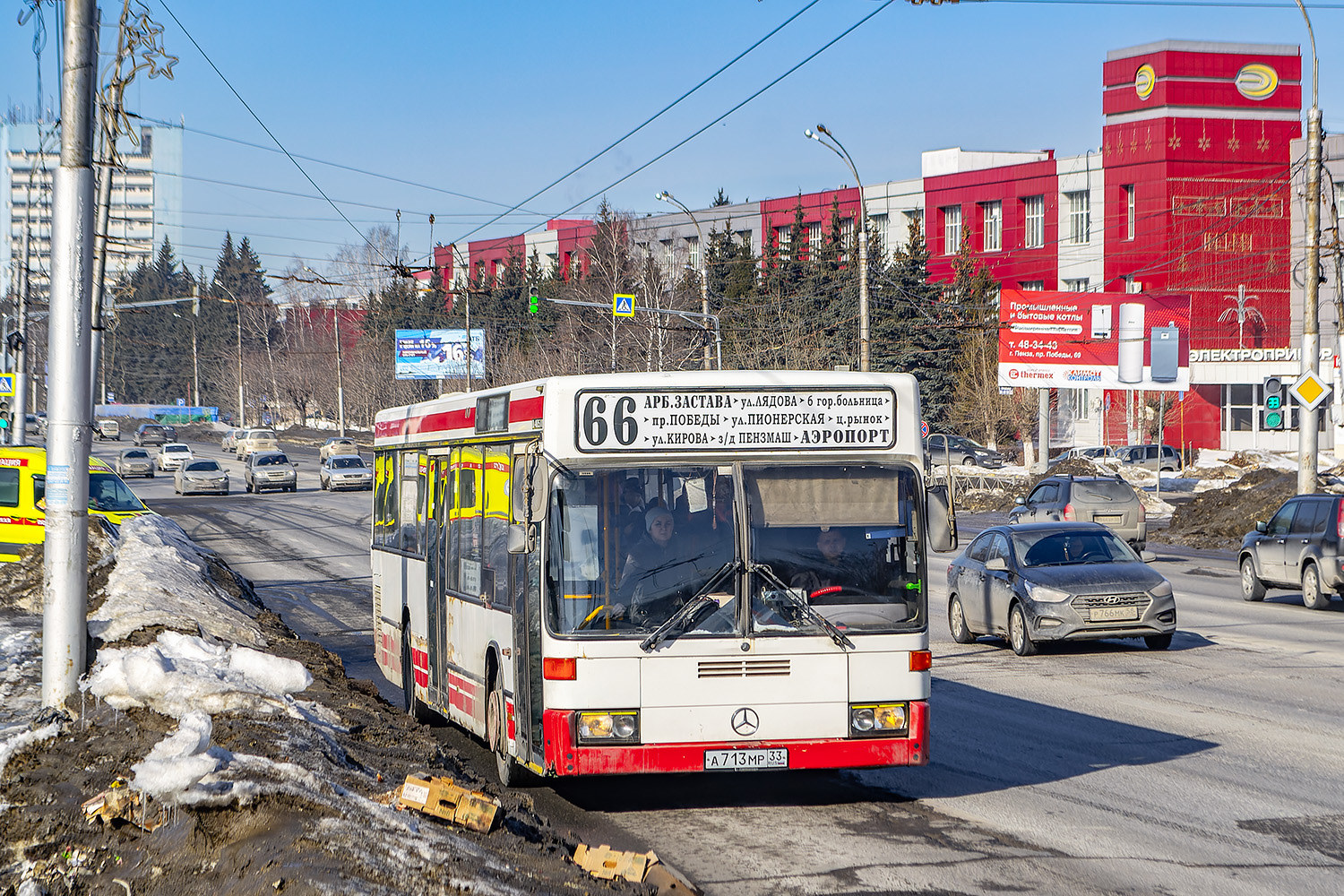 Пензенская область, Mercedes-Benz O405N2 № А 713 МР 33