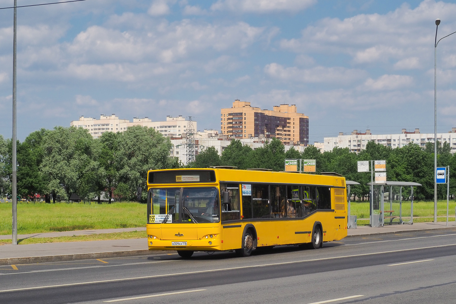 Санкт-Петербург, МАЗ-103.465 № В 309 АХ 178