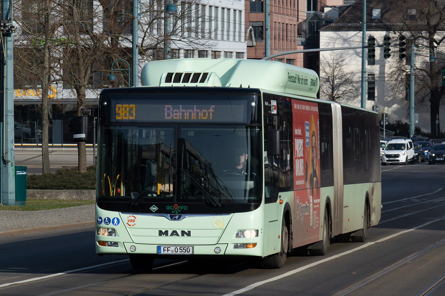 Бранденбург, MAN A23 Lion's City G NG313 CNG № 550