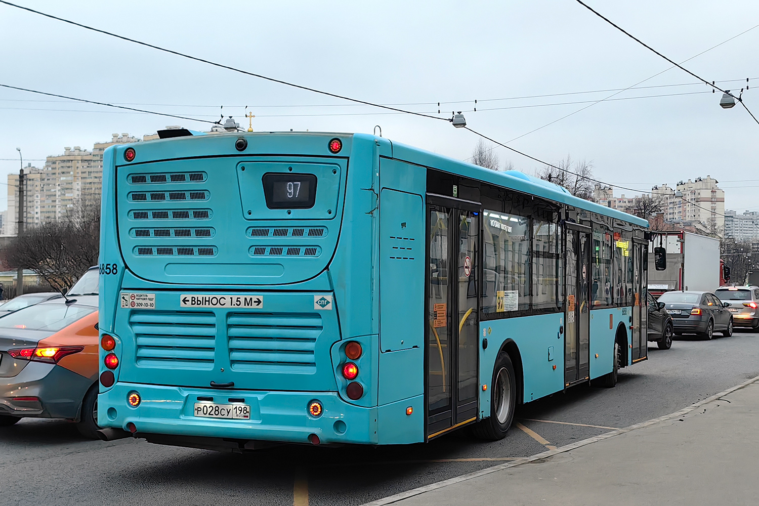 Санкт-Петербург, Volgabus-5270.G4 (LNG) № 6858