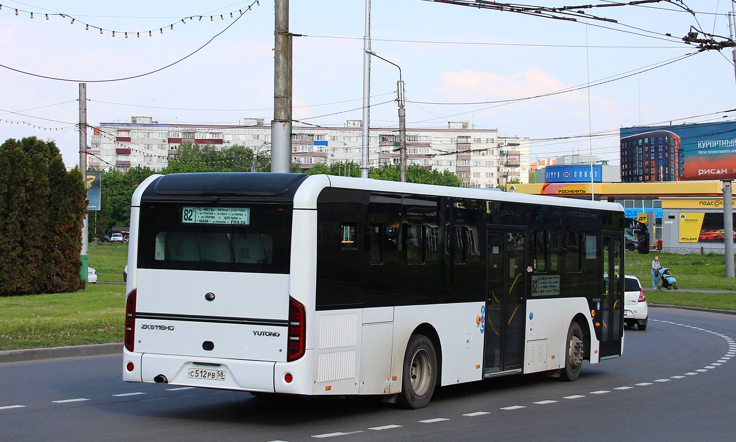 Пензенская область, Yutong ZK6116HG № С 512 РВ 58