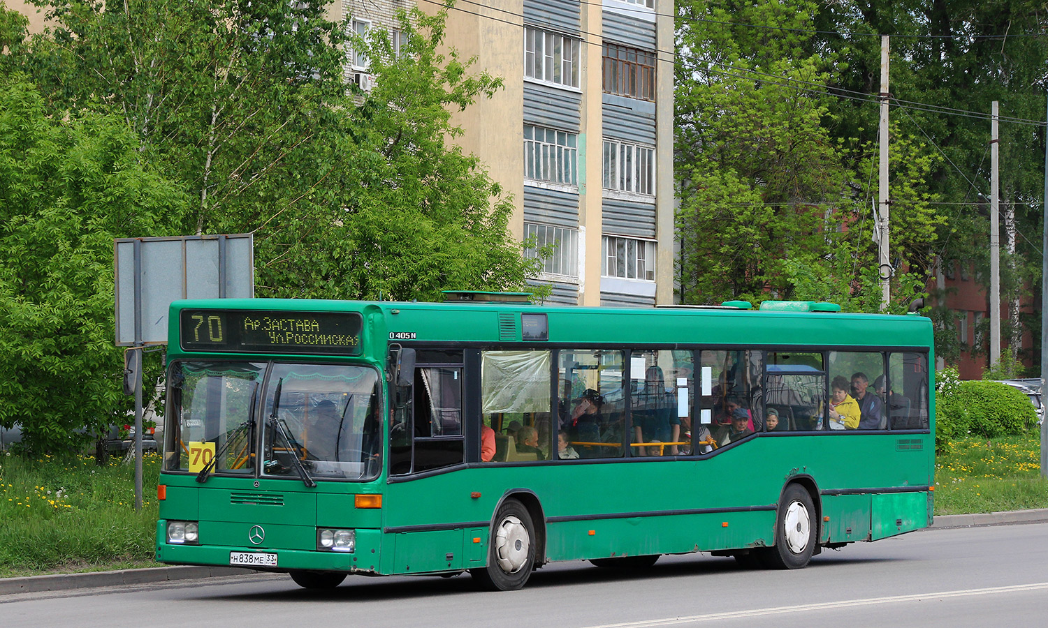 Пензенская область, Mercedes-Benz O405N2 № Н 838 МЕ 33