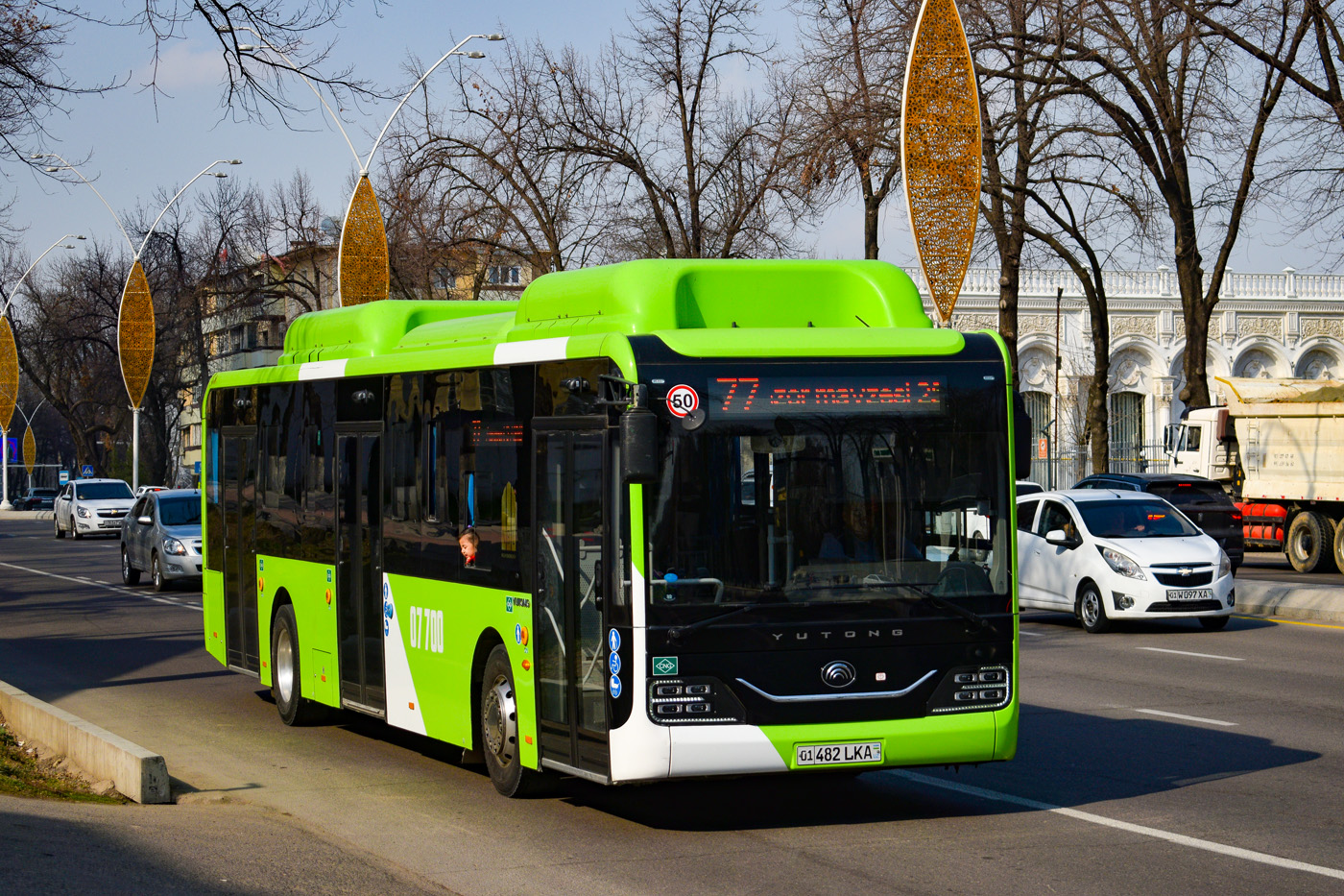 Узбекистан, Yutong ZK6126HG № 07700 Узбекистан, Yutong ZK6126HG № 07700