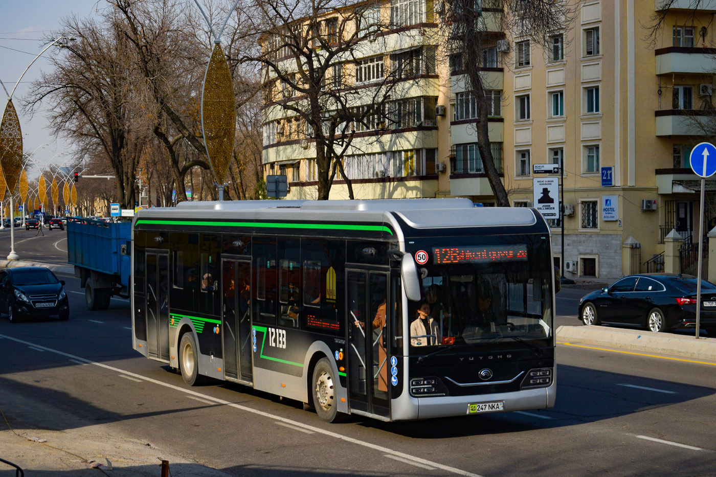 Узбекистан, Yutong ZK6126BEVG № 12133