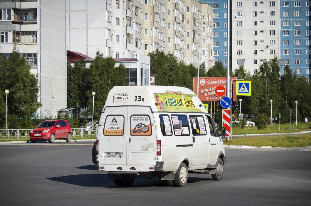 Khanty-Mansi AO, Luidor-225000 (GAZ-3221) č. Е 631 НН 186