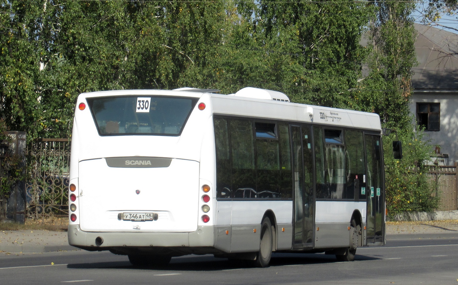 Lipetsk region, Scania OmniLink II (Scania-St.Petersburg) Nr. У 346 АТ 48