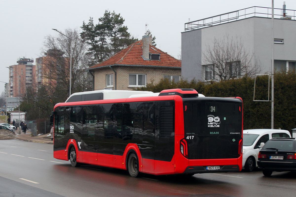 Литва, MAN 12C Lion's City 12 G NL280 EfficientHybrid № 417