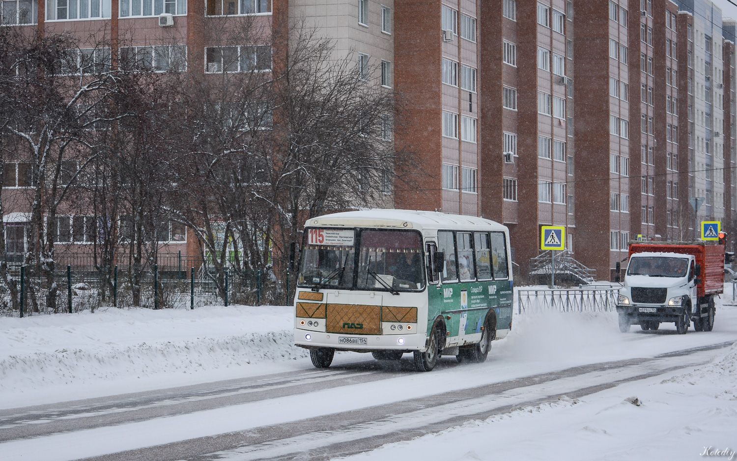 Новосибирская область, ПАЗ-32054 № Н 086 ВЕ 154