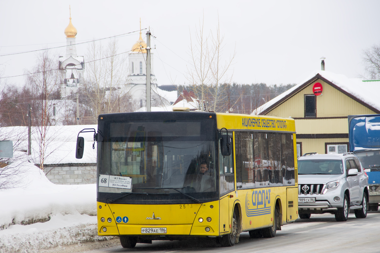 Ханты-Мансийский АО, МАЗ-206.068 № 2533