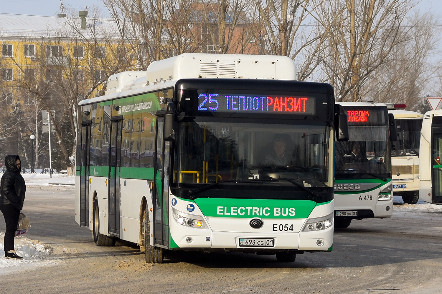 Астана, Yutong E12 (ZK6128BEVG) (СарыаркаАвтоПром) № E054