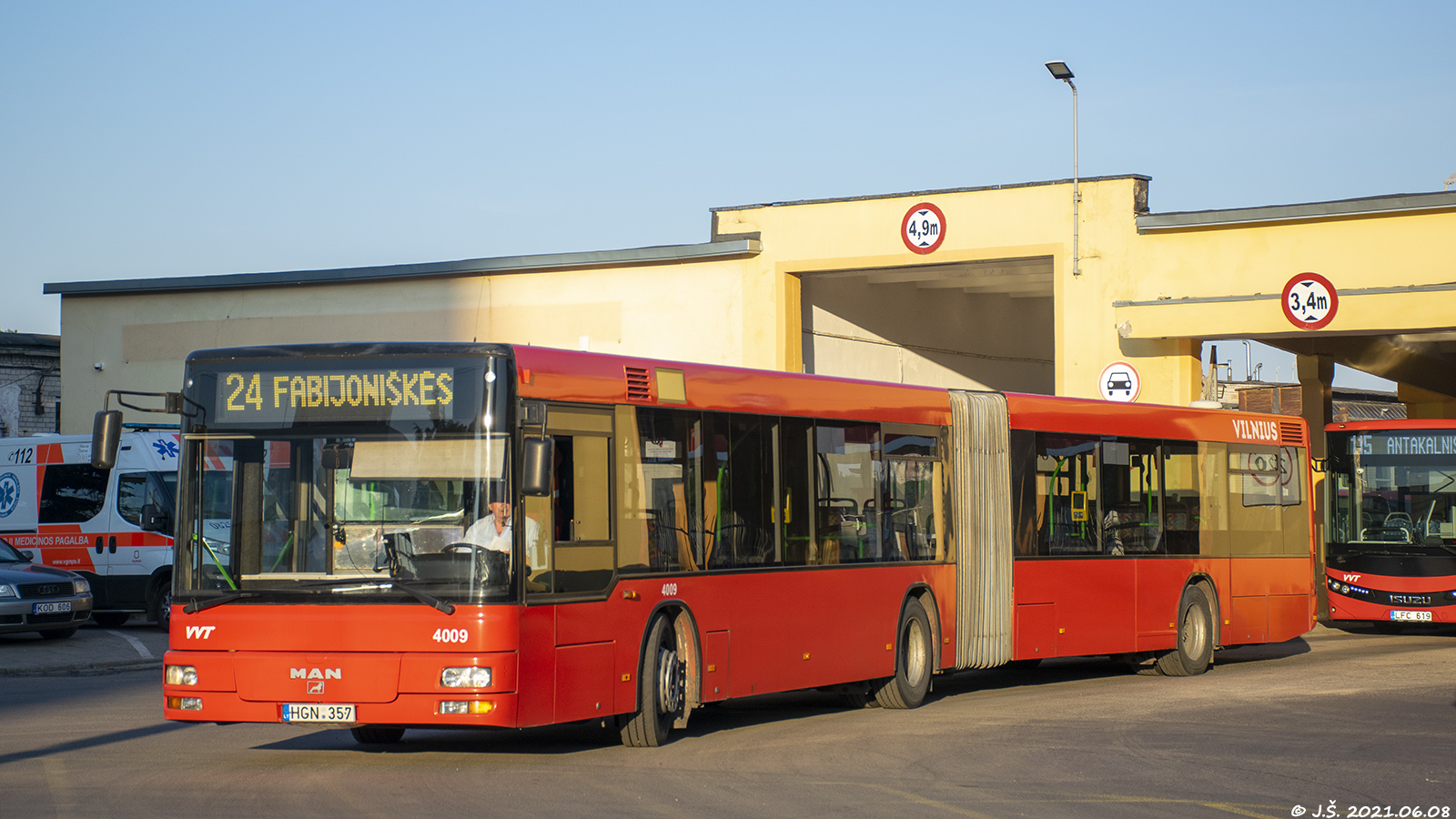 Lietuva, MAN A23 NG313 Nr. 4009