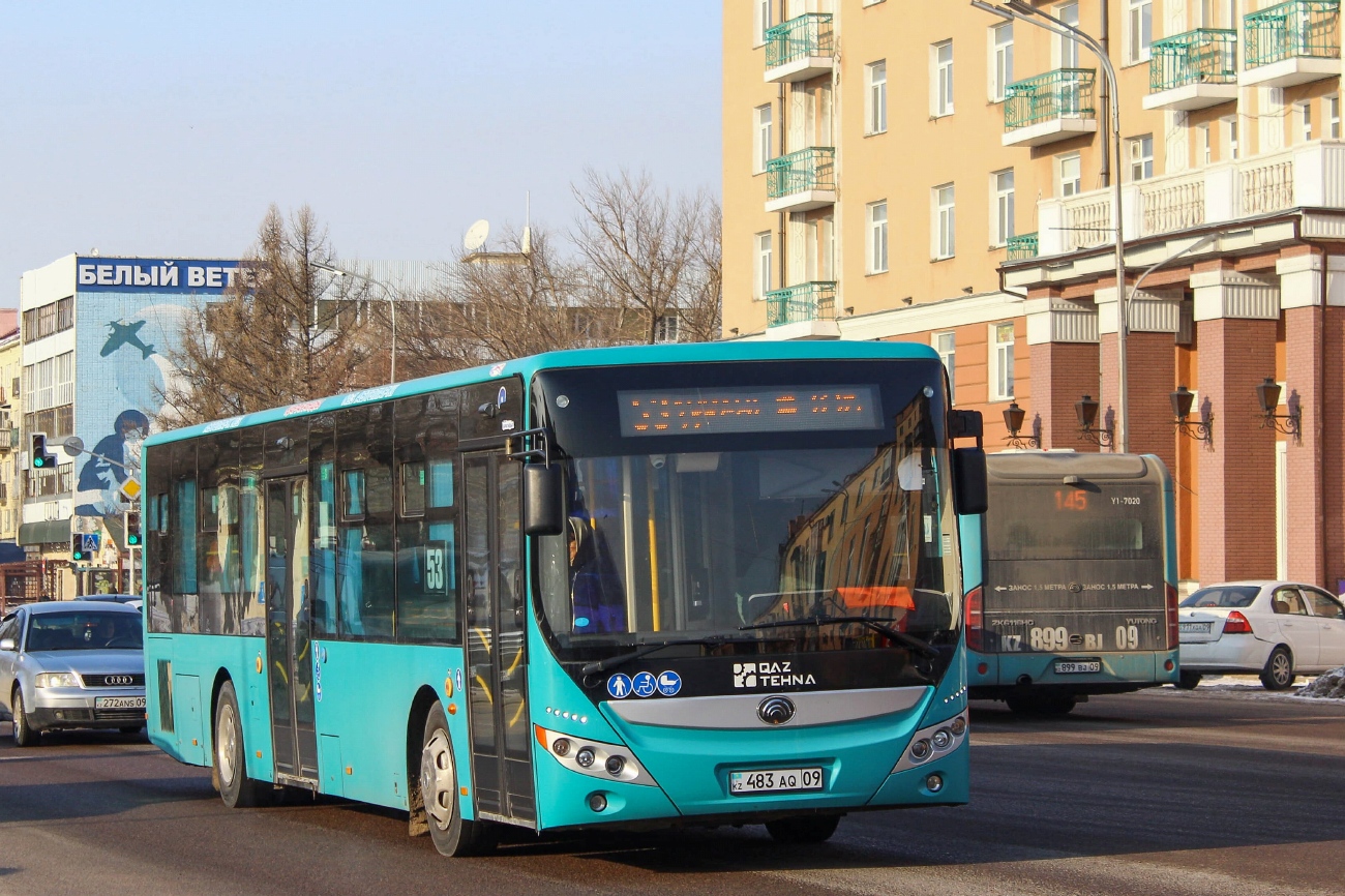 Карагандинская область, Yutong ZK6118HGA (QazTehna) № 483 AQ 09