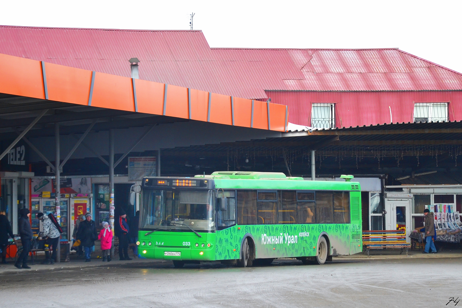 Chelyabinsk region, LiAZ-5292.22 (2-2-2) Nr. 033